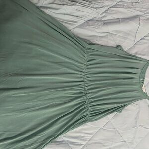 Charming Charlie Sleeveless Green Maxi Dress